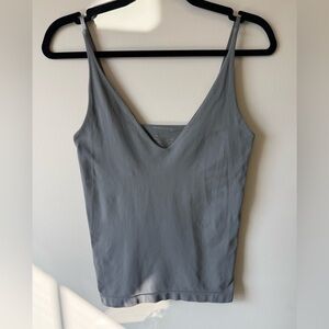 Free People Gray V-Neck Camisole